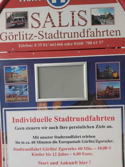 Potykacz, szyld, stojak reklamowy format A0