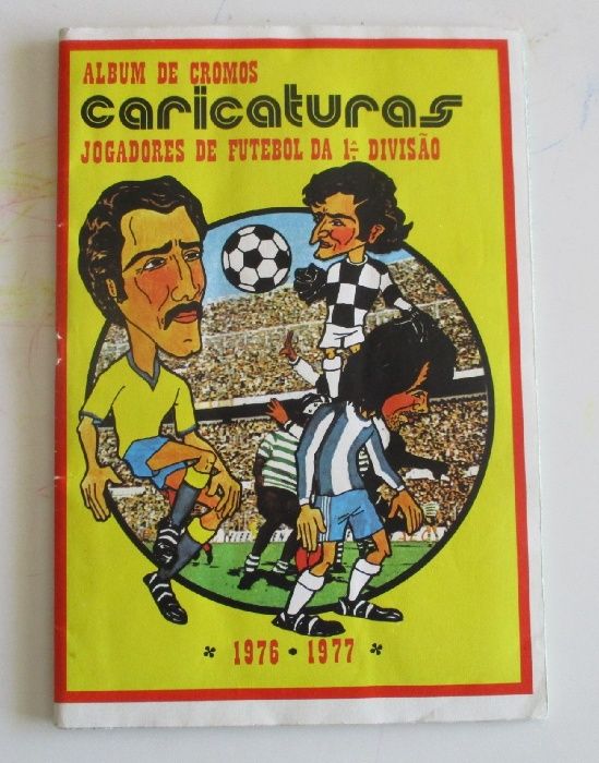 Caderneta completa de cromos de Caricaturas 76-77
