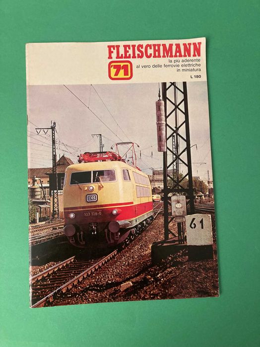 Catálogo Miniaturas Comboios da marca Fleischmann 1971