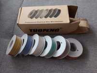 Przewody silikonowe 18AWG zestaw 6 rolek x 4metry