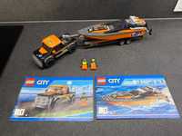 LEGO City 60085 Terenówka z motorówką + instrukcje