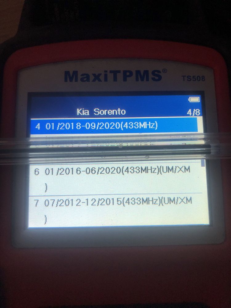 Czujniki ciśnienia tpms Hyundai kia 2012DJ5821