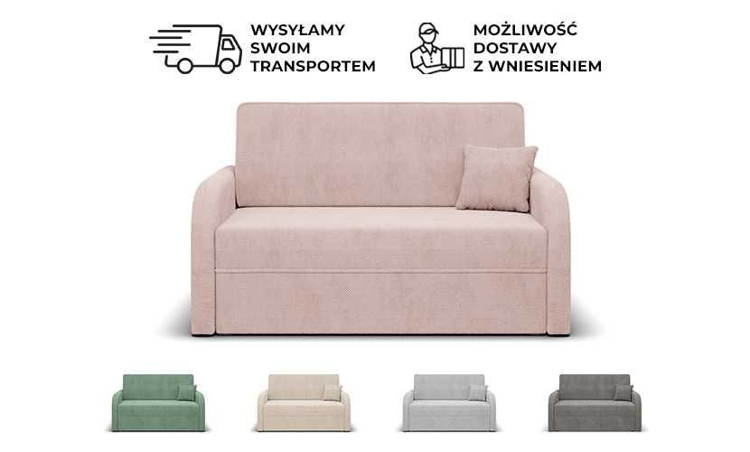 Fotel z funkcją Spania sofa Amerykanka 120cm WYSYŁKA CAŁA POLSKA