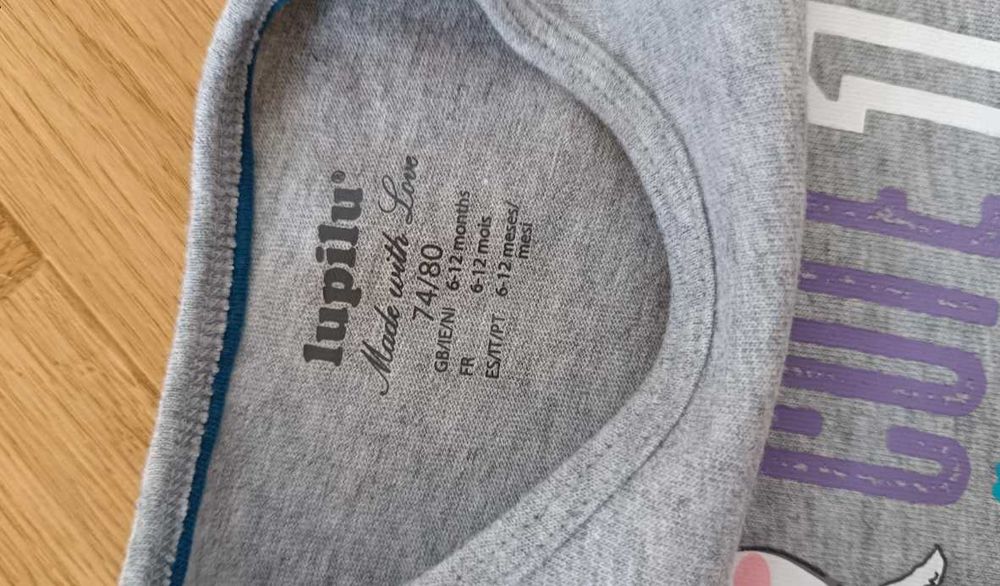 Zestaw 3szt- nowa bluzka niemowlęca 74/80 bluzki długi rękaw