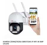 Kamera zewnętrzna obrotowa 4K-8MP ultra HD