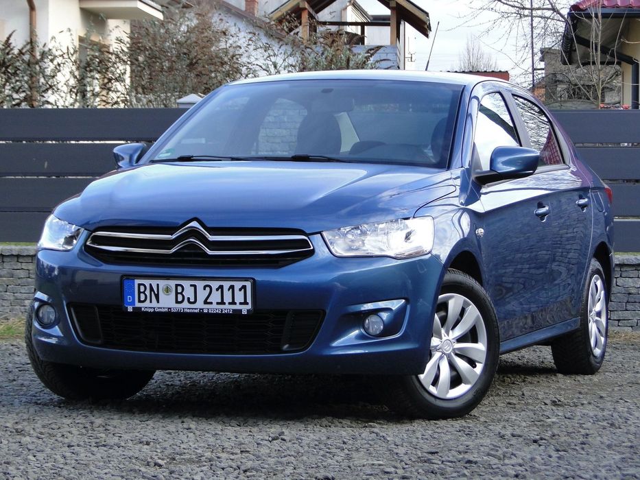 Citroën C-Elysée 1.2 Benzyna 82 KM / Z Niemiec / I Właścicielka / Nowy Rozrząd / Klima