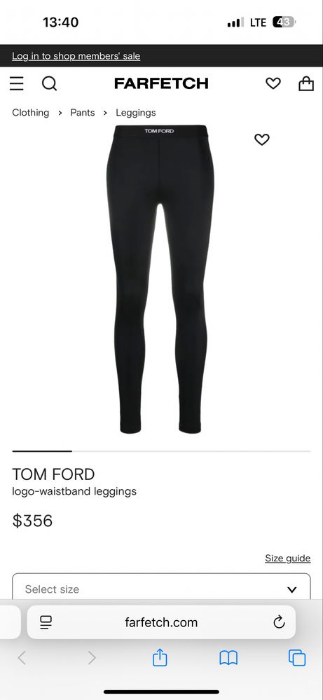 Лосины леггинсы tom ford оригинал том форд легінси