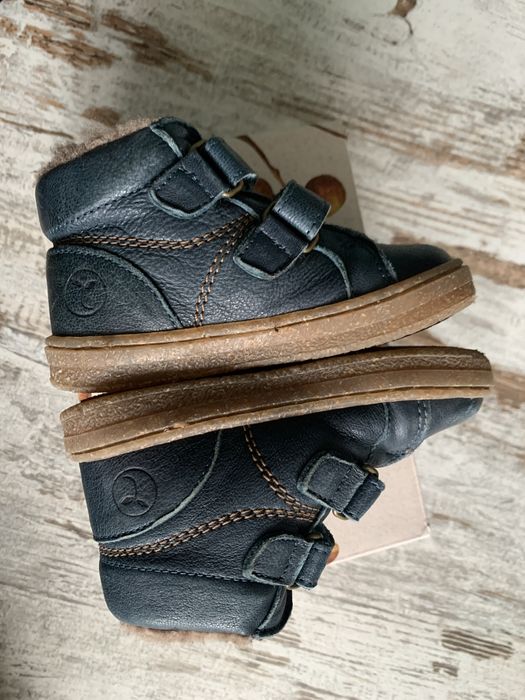 Buty kozaki zimowe Bisgaard r22 kobaltowe