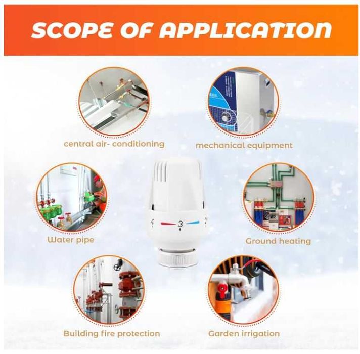 Głowica termostatyczna Nizirioo M30x1.5