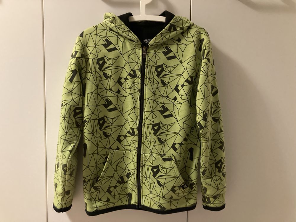 Bluza rozpinana z kapturem Reporter Young, r. 158 cm