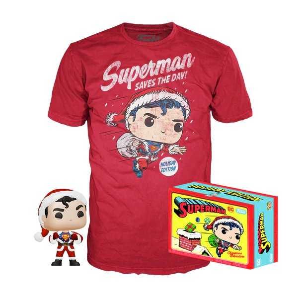 Super Man Funko Teees Pop Koszulka Święta