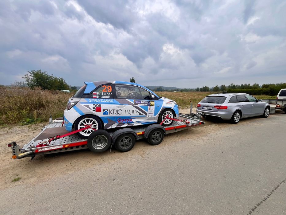 Brian James Trailer A4 5m x 2m niska laweta pod sportowe auta 2600kg