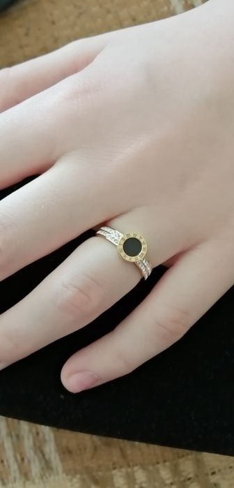 Czarny zegar roz6 L316