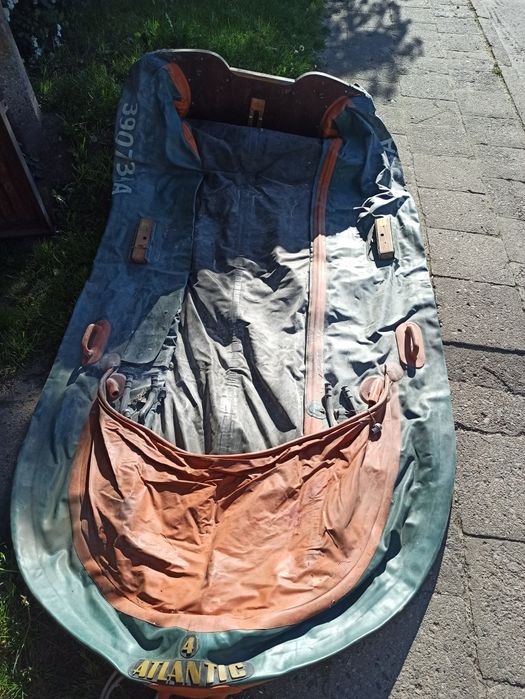 Ponton Atlantic wędkarski solidny, masywny, gruba guma.