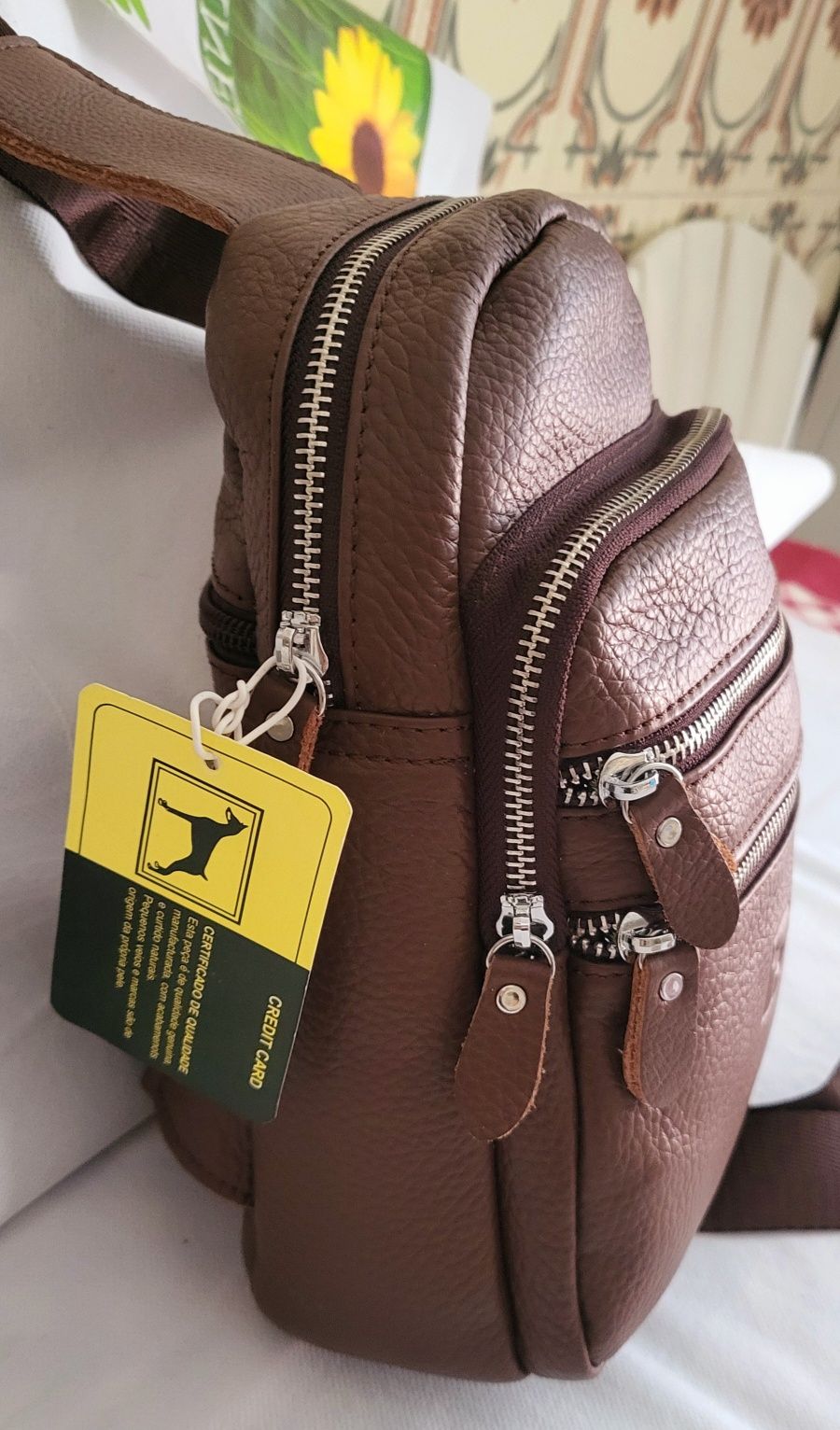 Bolsa Nova em Pele Genuína