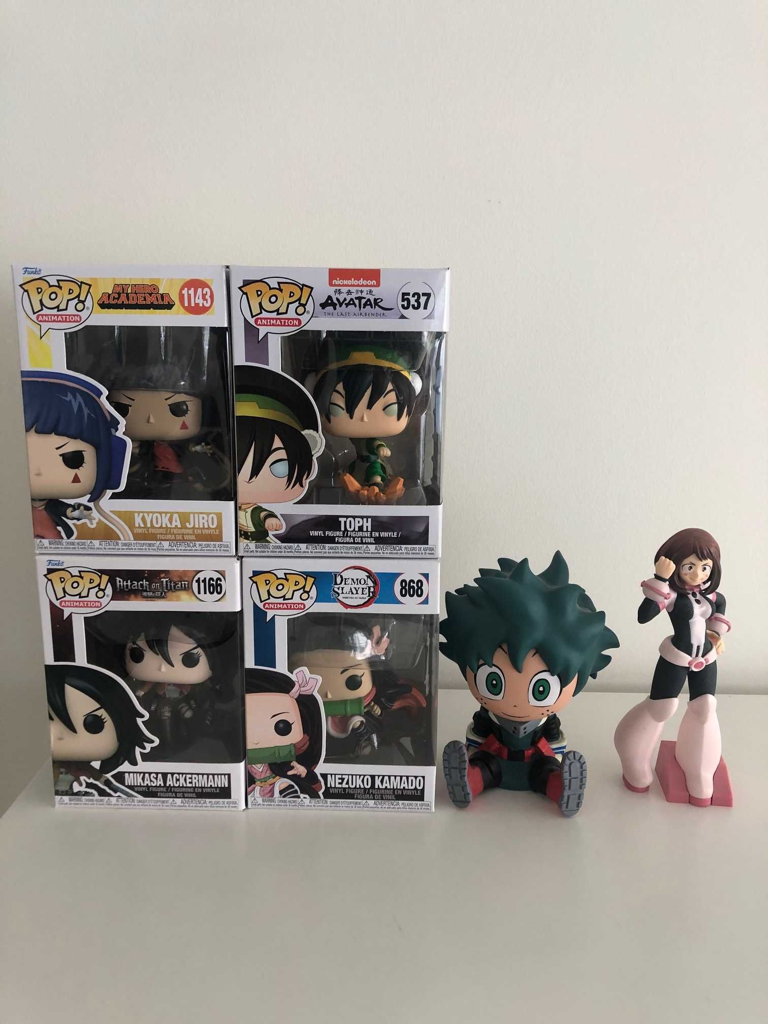 Funko Pop Kyoka Jiro Mikasa Ackermann Toph Nezuko Kamado