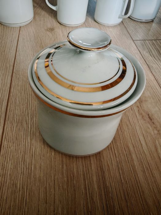 Porcelanowa zastawa serwis do kawa/herbata Włocławek PRL