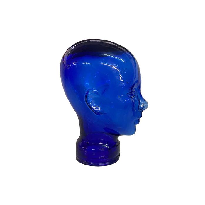 Vintage Cabeça Manequim em Vidro