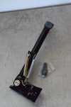 Stopka boczna Buzzetti czarna Booster BWs 12 cali - BZA30361 do Yamaha