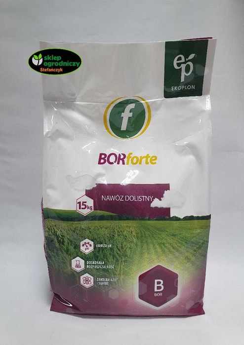 Bor Forte 15kg - Bor-16% (160g/kg) Opakowanie na 8-15ha