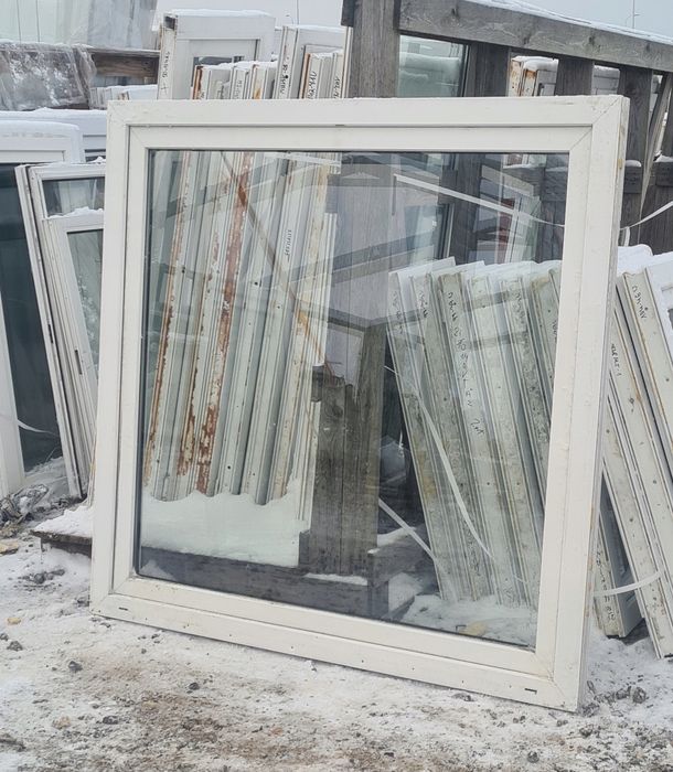 OKNA KacprzaK OKNO PCV 146x143 Używane Plastikowe Białe Lider Okna OLX