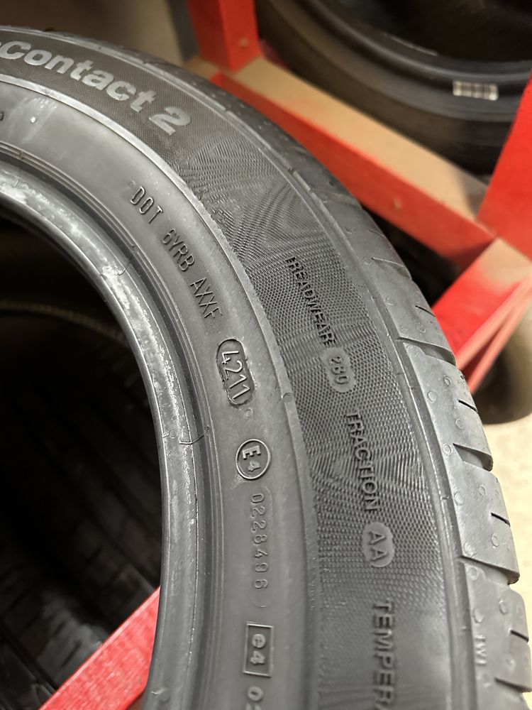 Opony 195/60/15 Continental ContiPremium Contact 2 letnie lato 2szt 2x