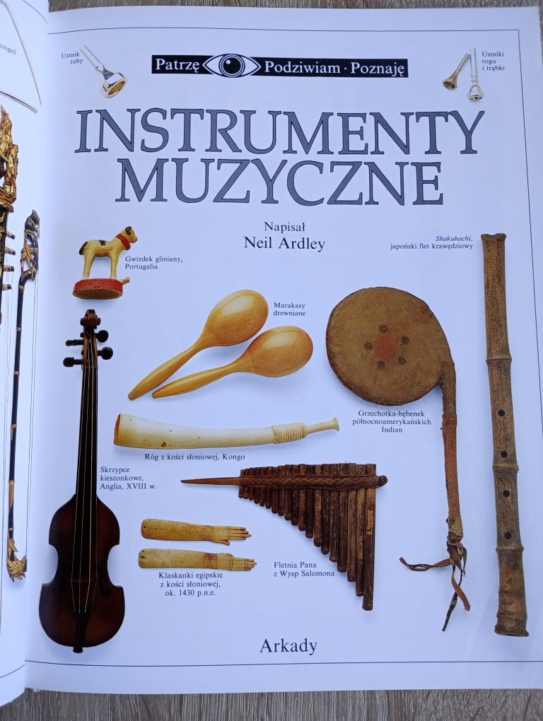 Książka Instrumenty muzyczne