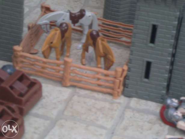 Saco com guerreiros catapulcas espadas balas castelo