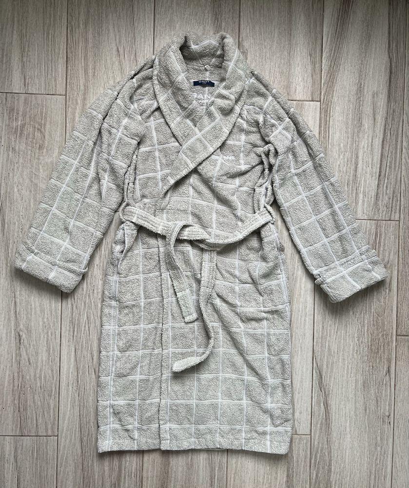фирменный мужской халат GANT махровый коттон  р.L\50