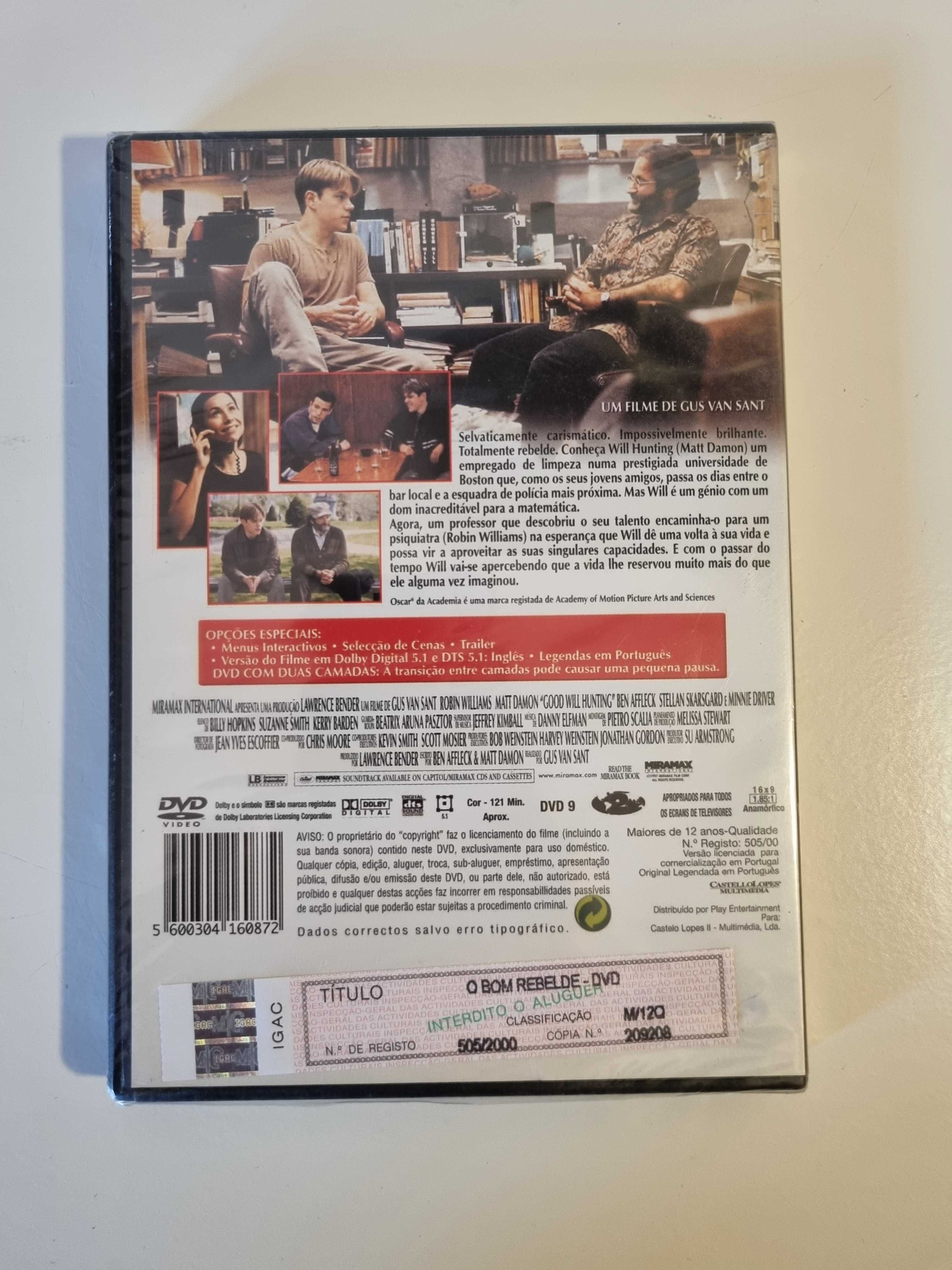 DVD do filme "O Bom Rebelde" NOVO Selado