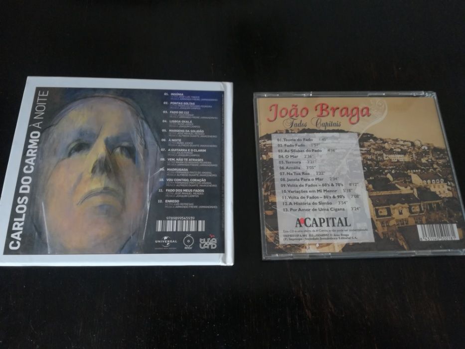 CD 's fado Carlos do Carmo e João Braga