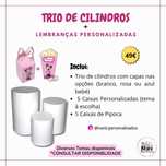 Aluguer de Trio de cilindros + lembranças personalizadas