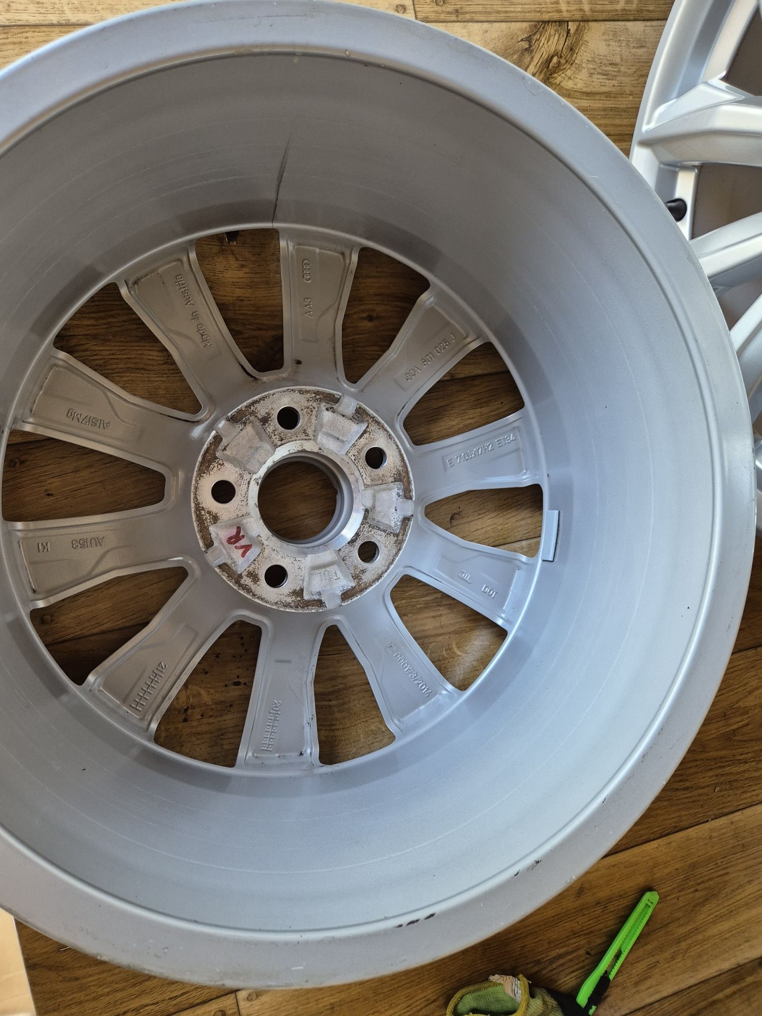 Alufelgi Audi 17 cali 5x112 et34 7j stan bdb