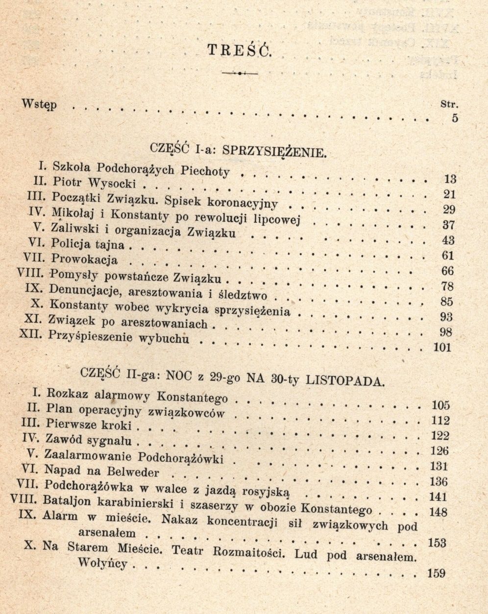 Sprzysiężenie Wysockiego i Noc Listopadowa - płk Wacław Tokarz