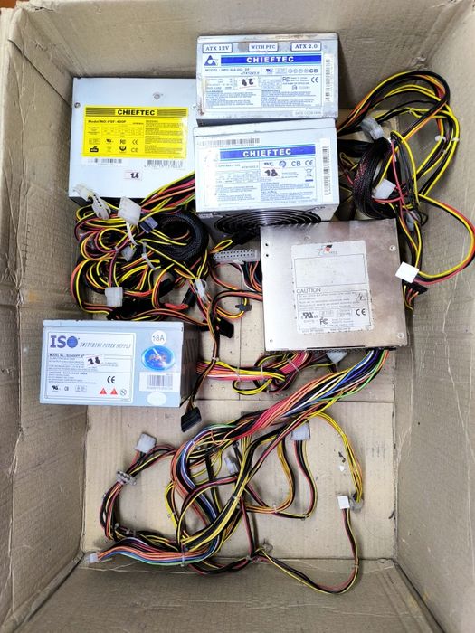 Блоки живлення для ПК на розбір/ремонт