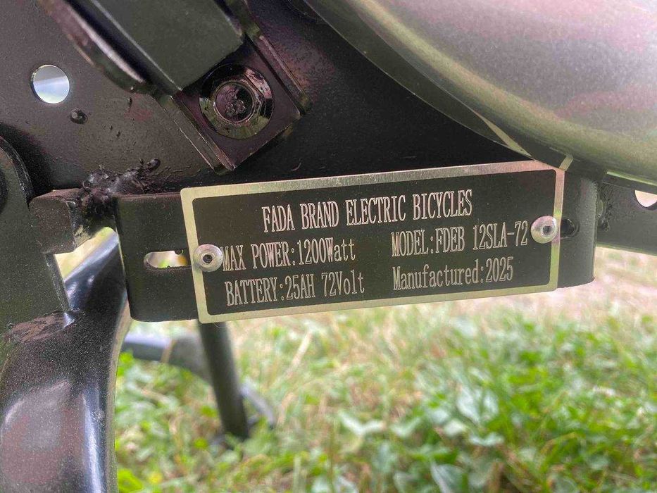 Новий Електроскутер FADA N9 1200W\\ Фада Н9.