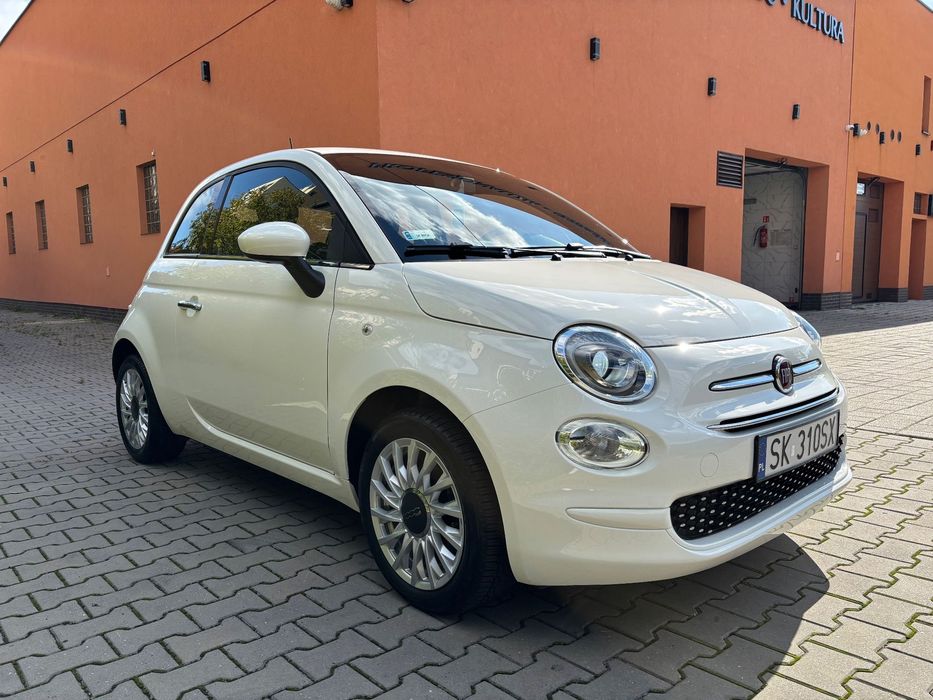 Fiat 500 1.2 2019 (2020), jak NOWY, salon PL, bezwypadkowy, pierwszy właściciel