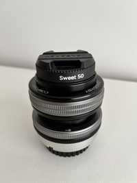 LensBaby Sweet 50, encaixe Sony FE