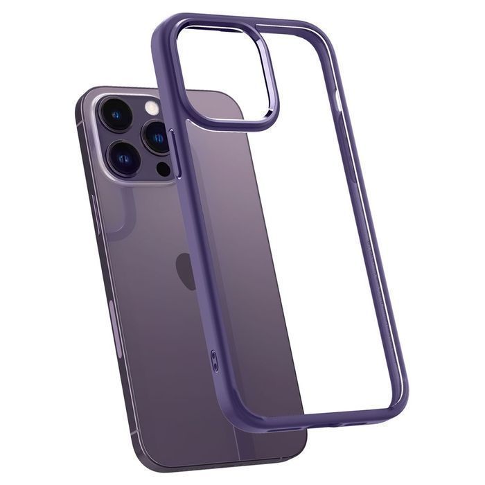 Spigen Etui Ultra Hybrid do iPhone 14 Pro - Fiolet głęboki