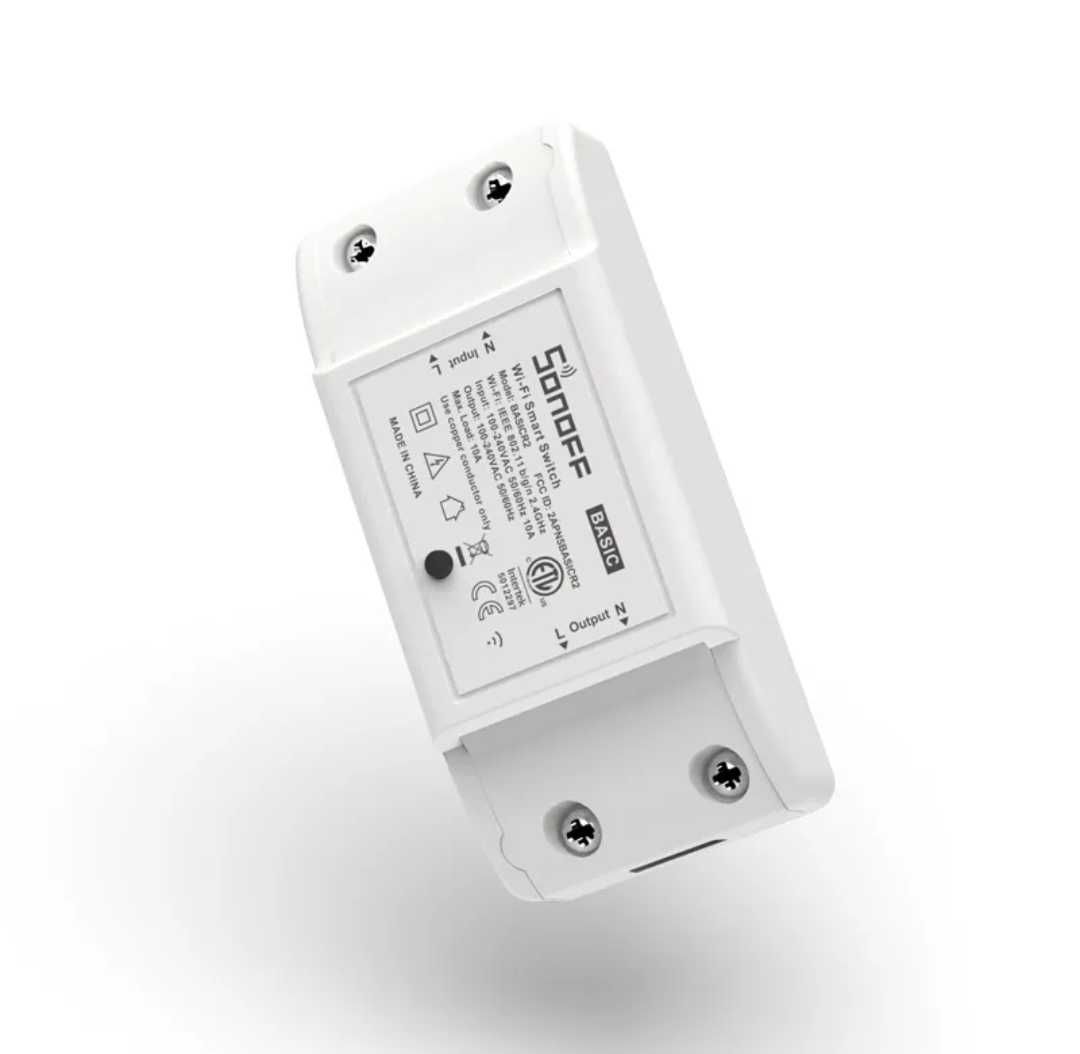Sonoff Basic R2 wi-fi выключатель, реле умный дом, реле с таймером