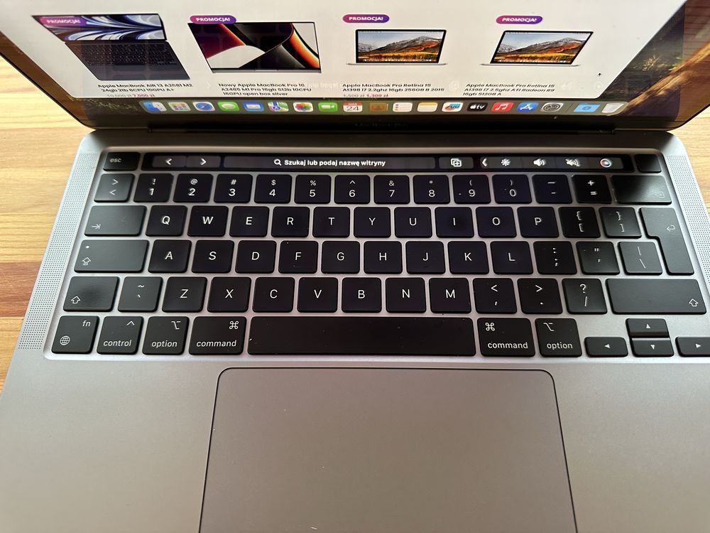Laptopa Apple MacBook pro 13 A2338 m1 16gb 2tb A+ Fv