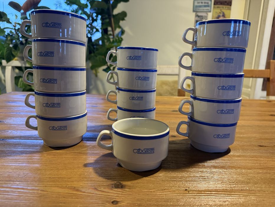 Filiżanka barowa Lubiana Społem PRL 1 szt