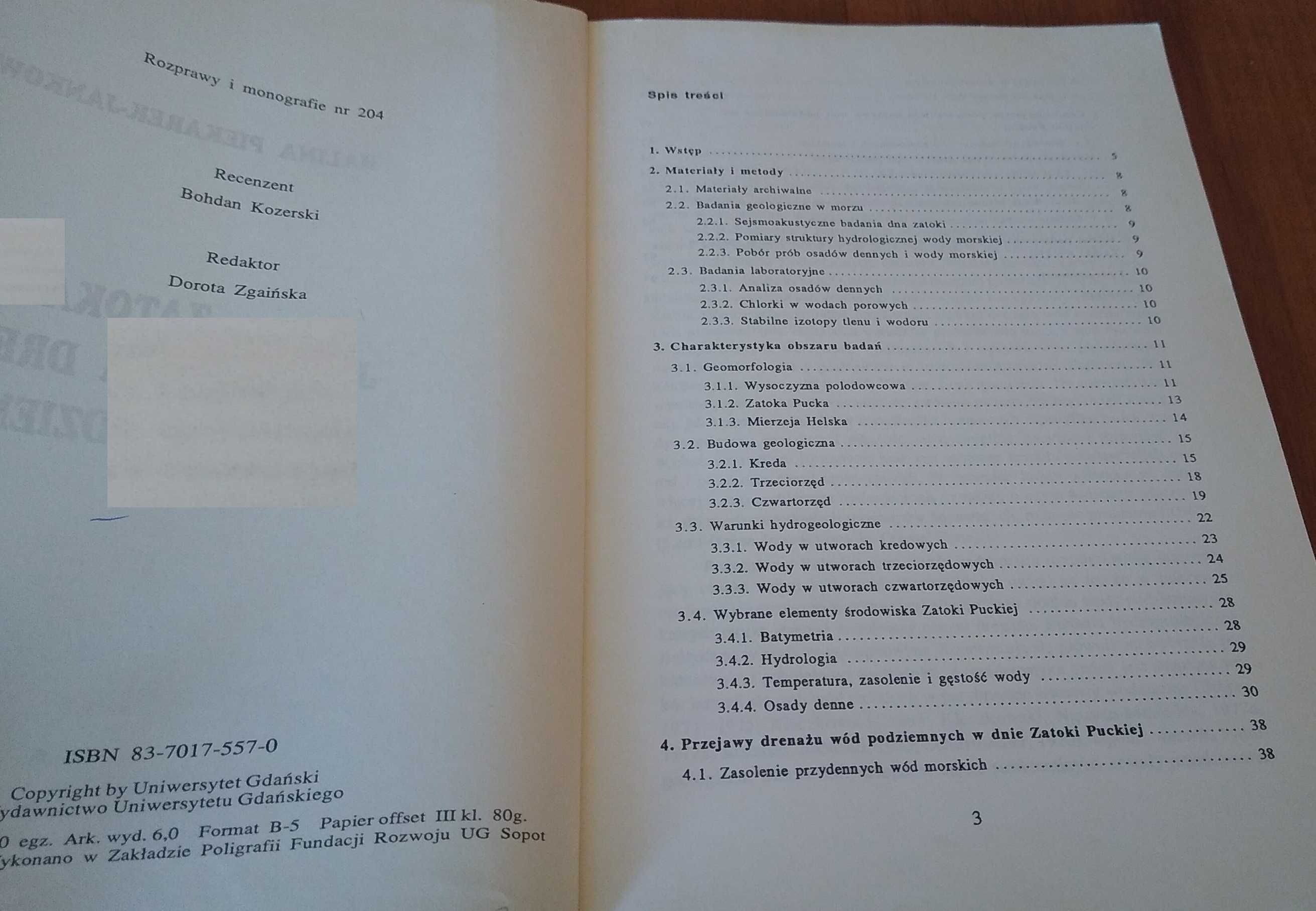 Zatoka Pucka jako obszar drenażu wód podziemnych H Piekarek-Jankowska
