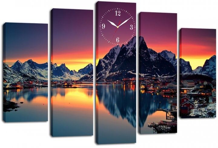 Модульна картина з годинником!!!