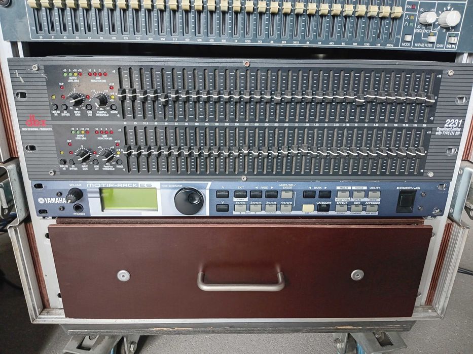 Yamaha motif rack es, dbx 2231 equalizer