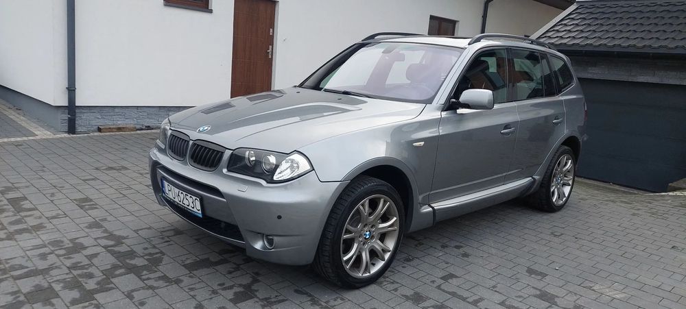 BMW X3 BMW X3 E83 2,5 M54 192KM MANUAL pakiet aero felgi 19"