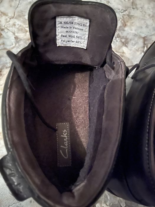 Черевики Clarks зимові