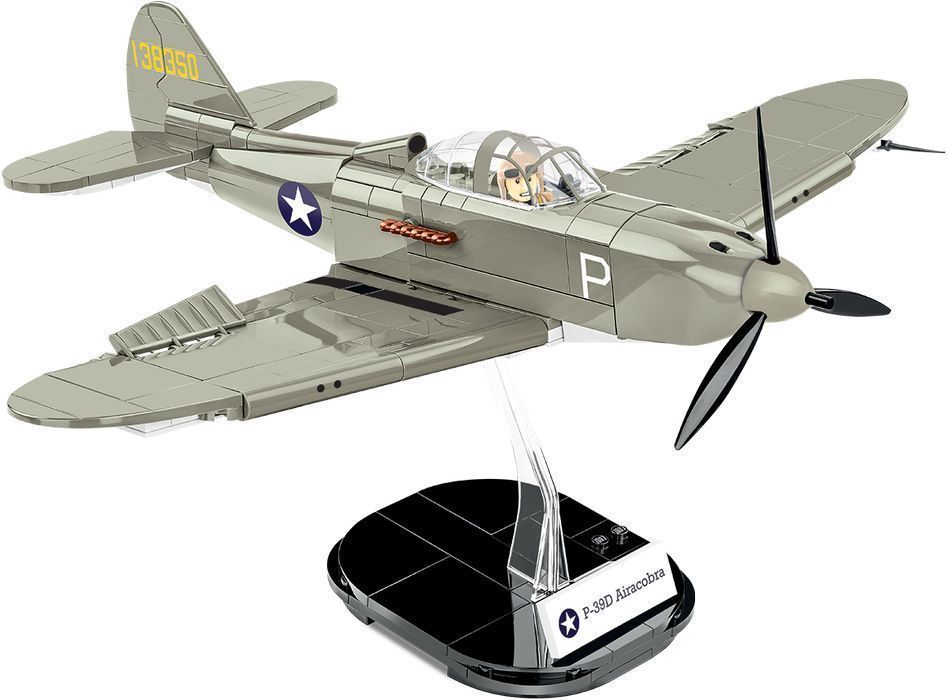 Klocki Cobi 5746 Samolot Myśliwiec Bell P-39D Airacobra Figurka 361 El