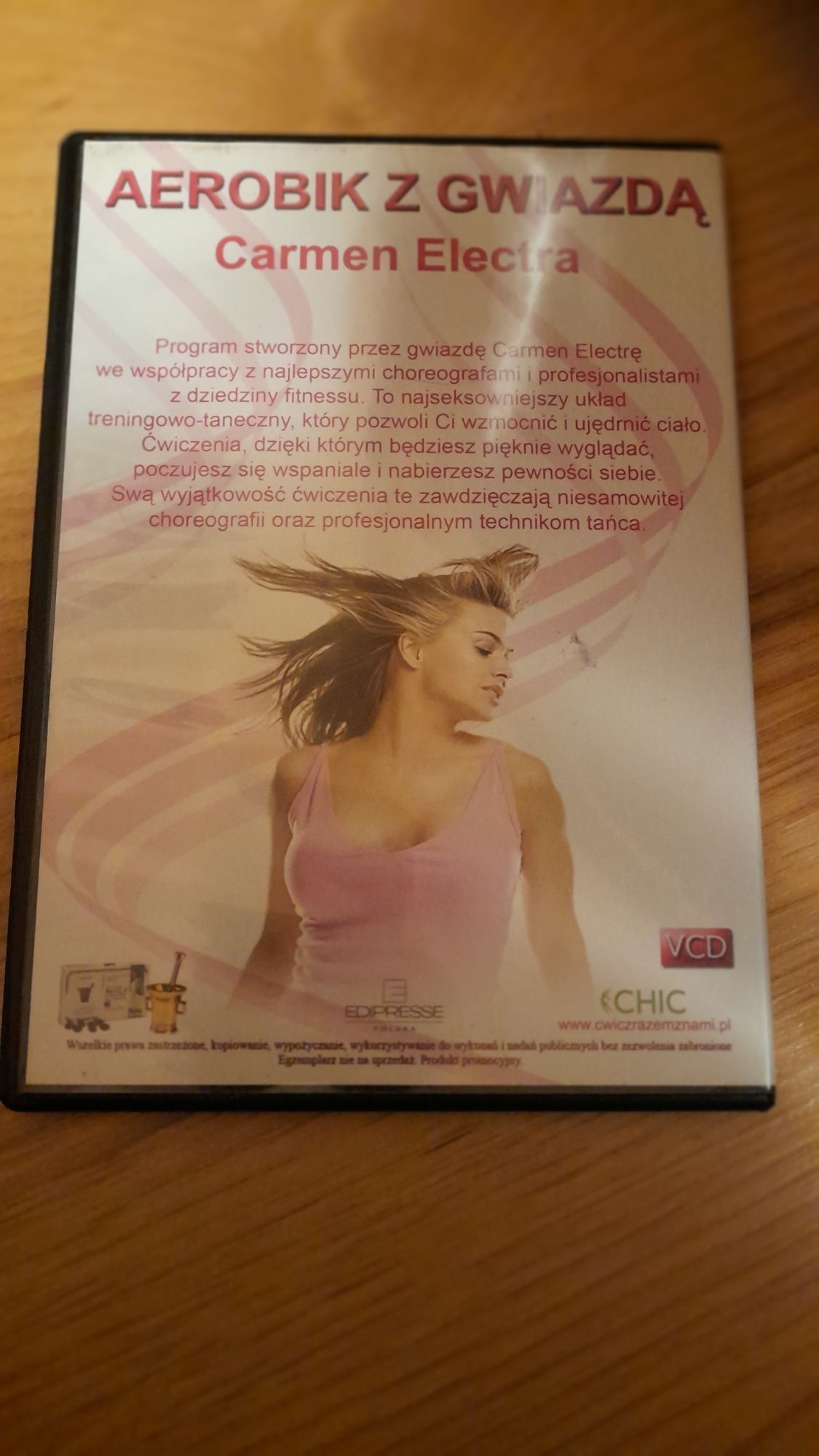 Płyta DVD z ćwiczeniami tanecznymi