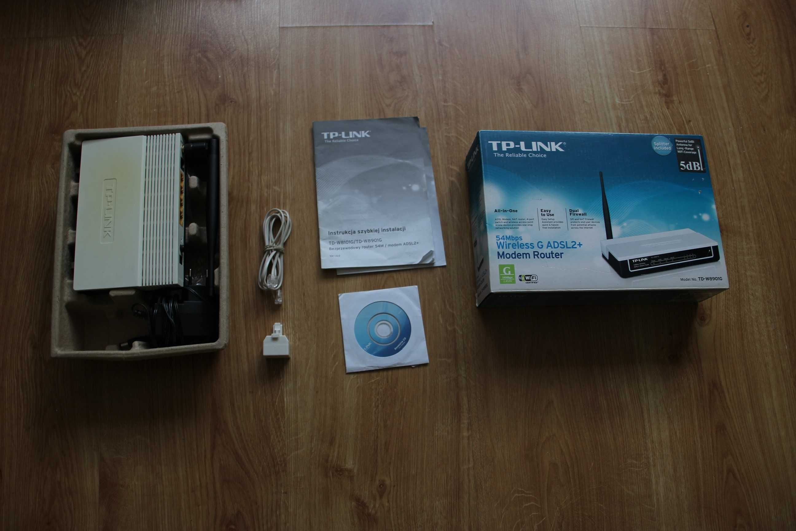 Router TP-Link ADSL TD-W8901G